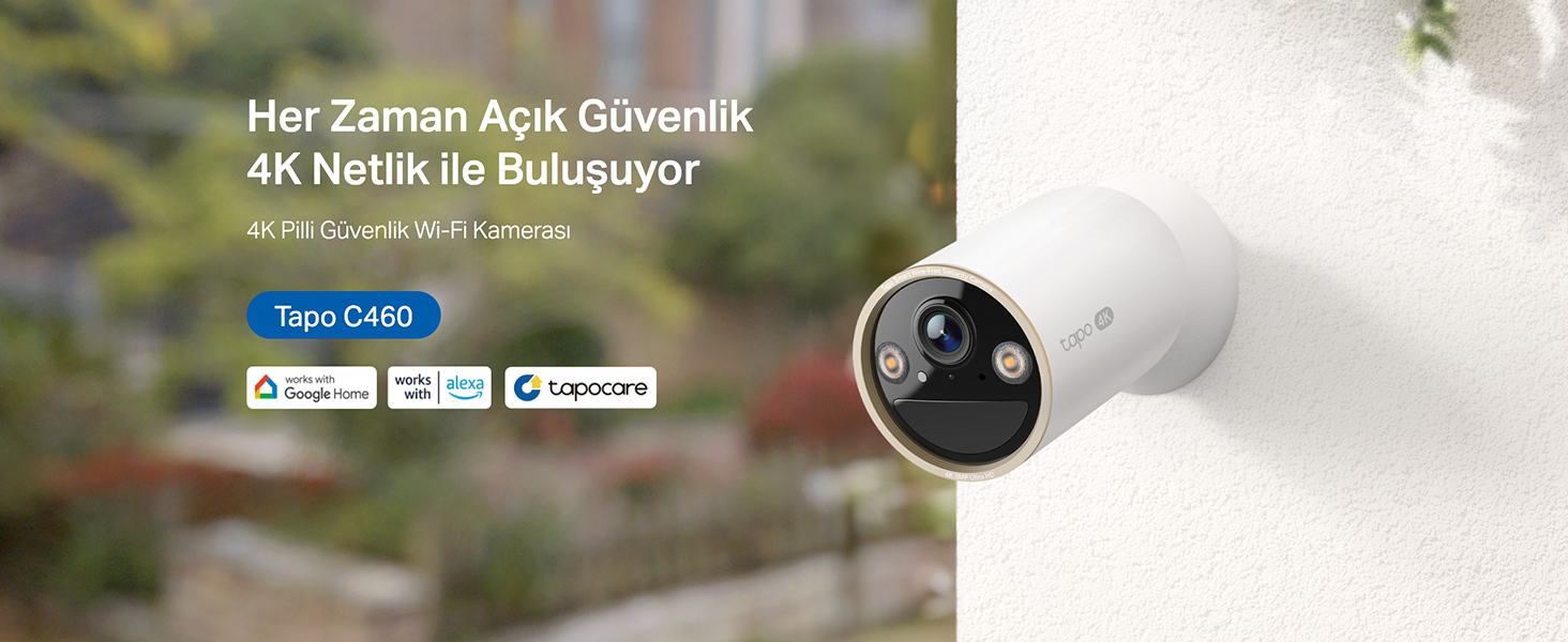 Tp-Link Tapo C460 | 4K 8mp Bataryalı Güvenlik Kamerası | Fiyatı