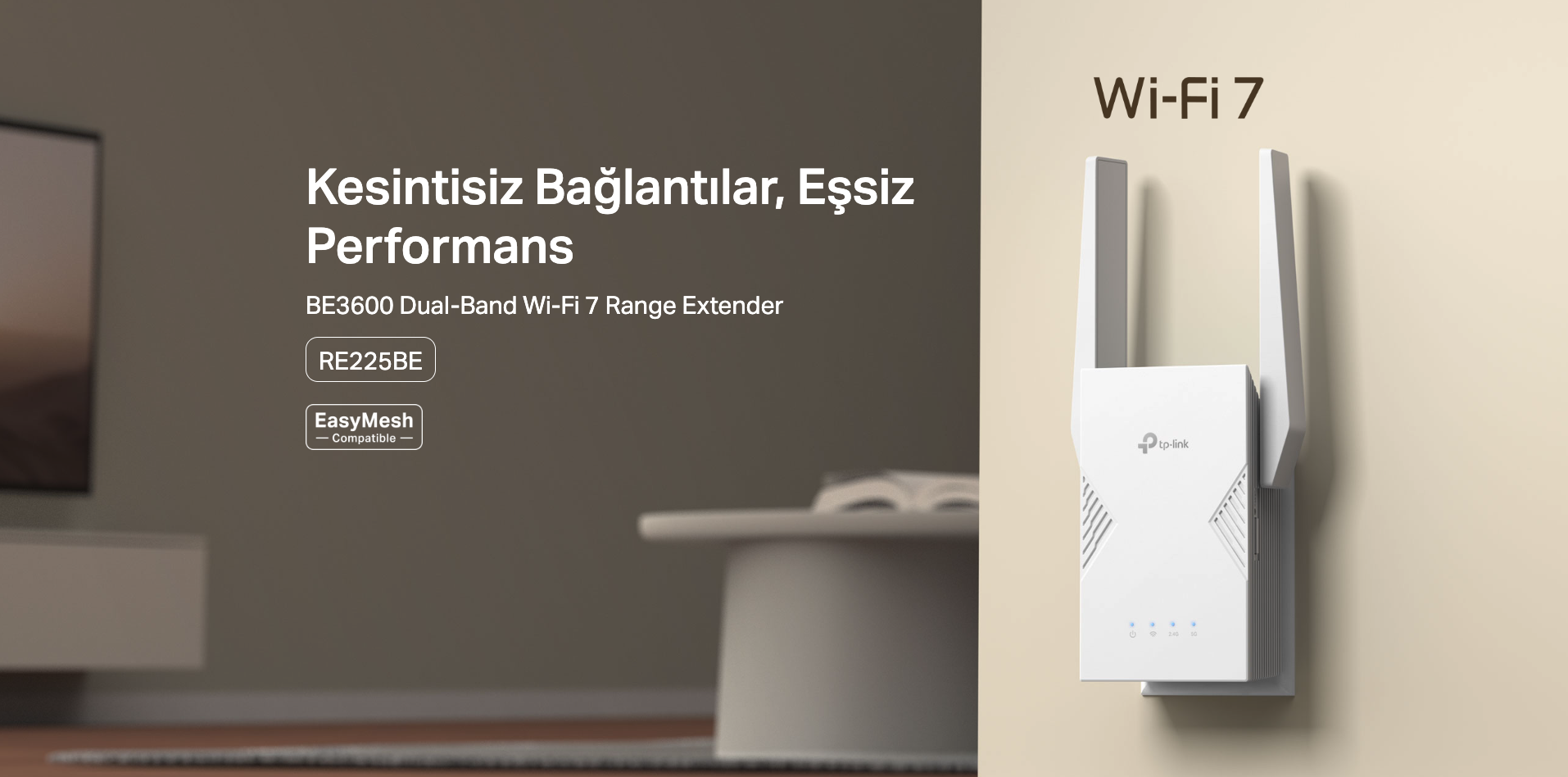 Tp-Link RE225BE | BE3600 Wi-Fi 7 Menzil Genişletici | 3.6 Fiyatı