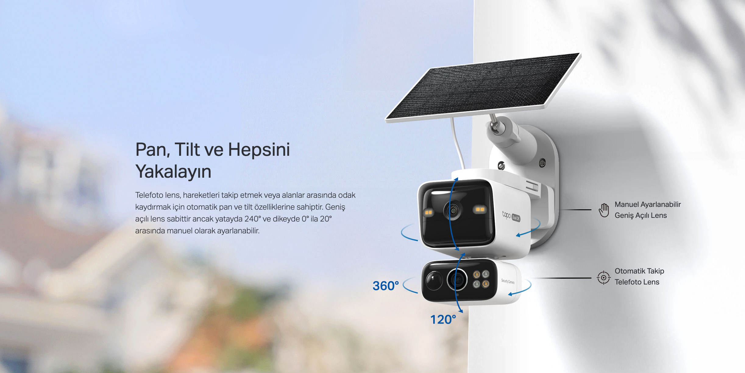 Tp-Link Tapo C645D Kıt | Güneş Enerjili Çift Lensli Wi-Fi Fiyatı